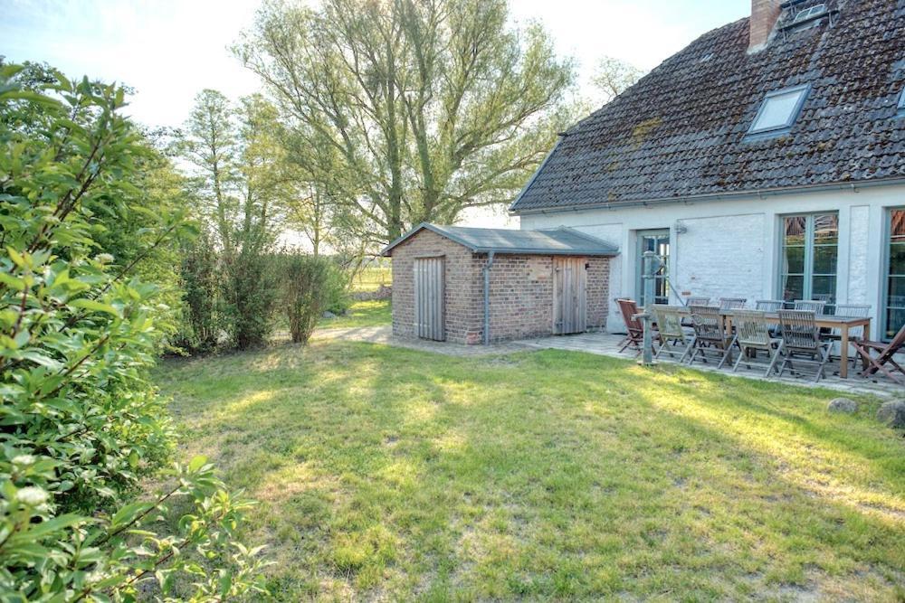 traumHaff Historischer Kahnschifferhof mit Kamin, liebevoll restauriert Vogelsang-Warsin Exterior foto